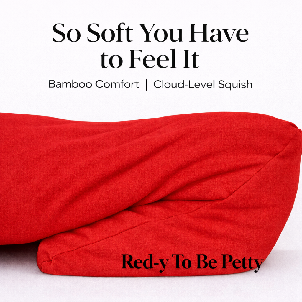 Red-Y to Be Petty Breakup Pillow