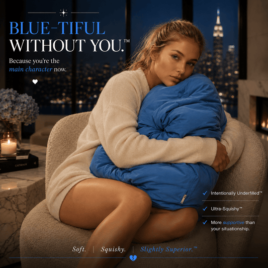 Cuddle pillow for women — self-care comfort gift for divorce and breakup recovery