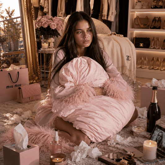 Self-care gift box with comfort pillow for women — breakup gift ideas