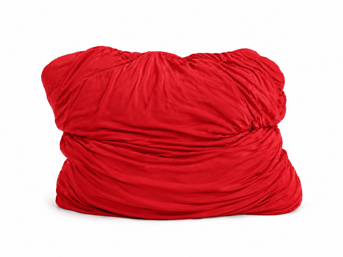 Red-Y To Be Petty red breakup pillow – soft bamboo viscose cuddle pillow, petty gift for women by The Breakup Pillow