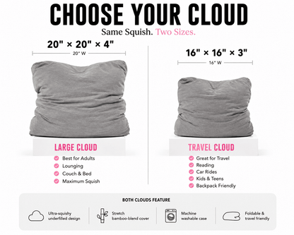 Shady AF Mini gray Breakup Pillow lifestyle and product detail image