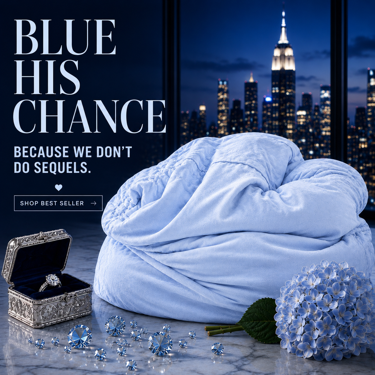 Blue His Chance | Detachment Looks Good on You