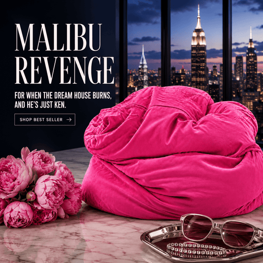 Malibu Revenge — Hot Pink Breakup Pillow