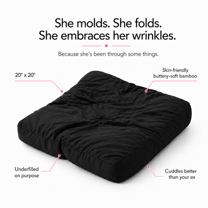 Rest In Petty black breakup pillow gift image 11 – emotional support gift by The Breakup Pillow