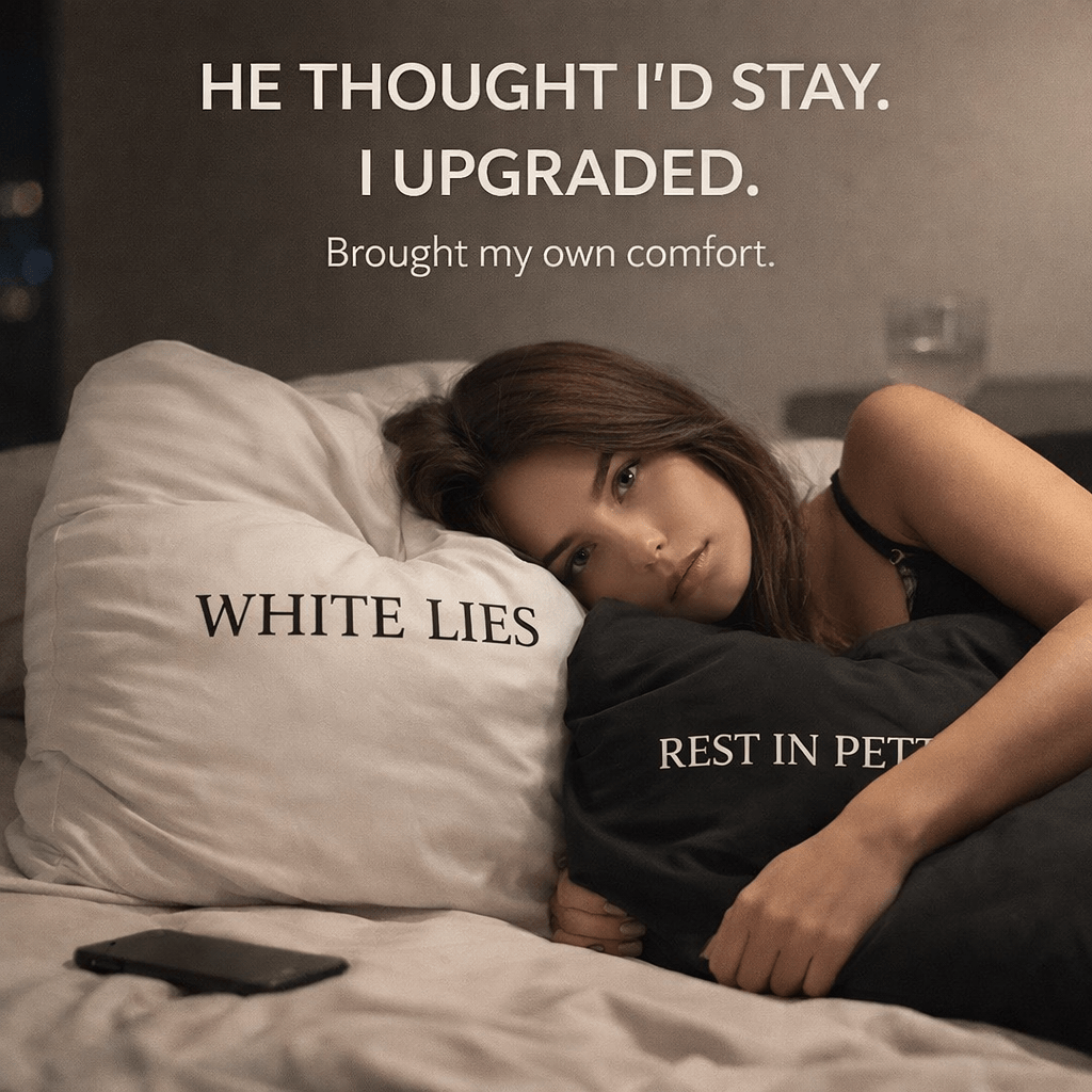 Revenge sleepover setup with breakup pillow set for friends night soft bamboo pillows for relaxation comfort and glow up routine