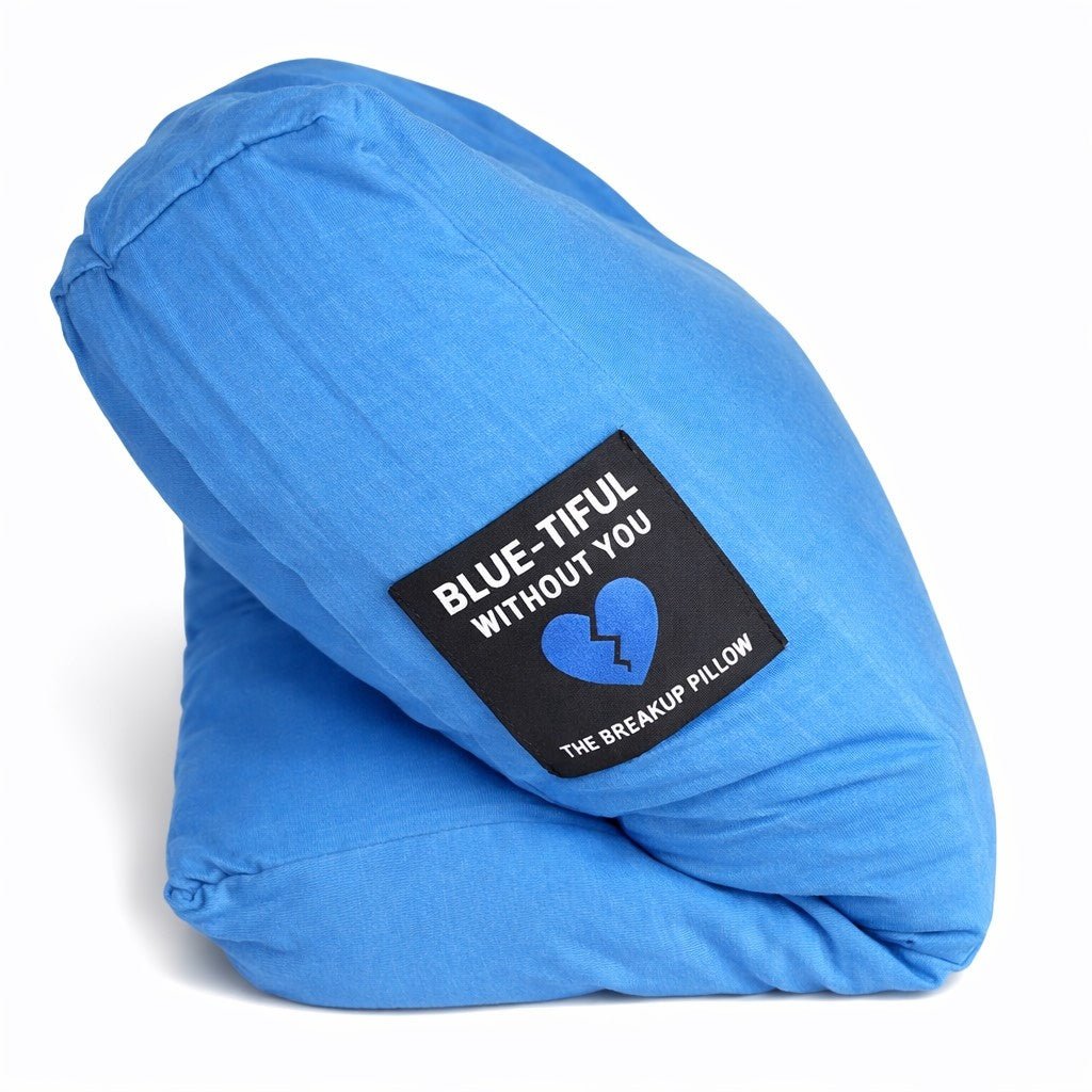 squishy breakup comfort pillow blue tiful without you bamboo fabric design