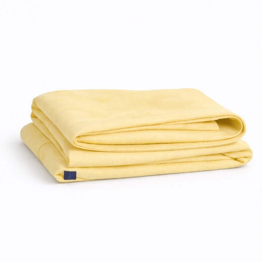 Sunny But Still Mad yellow Petty Pillowcase – bamboo viscose pillow cover by The Breakup Pillow